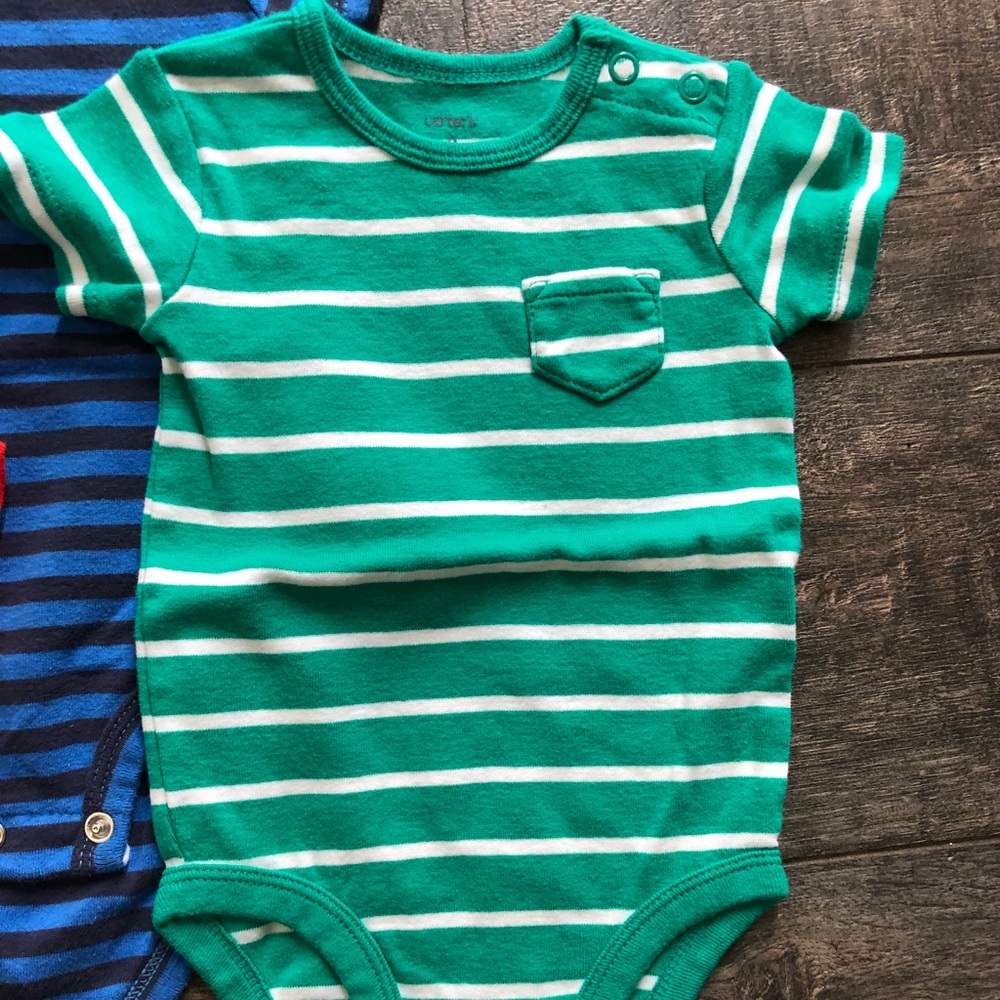 Boy 3 month t-shirt onesies - Picture 3 of 6